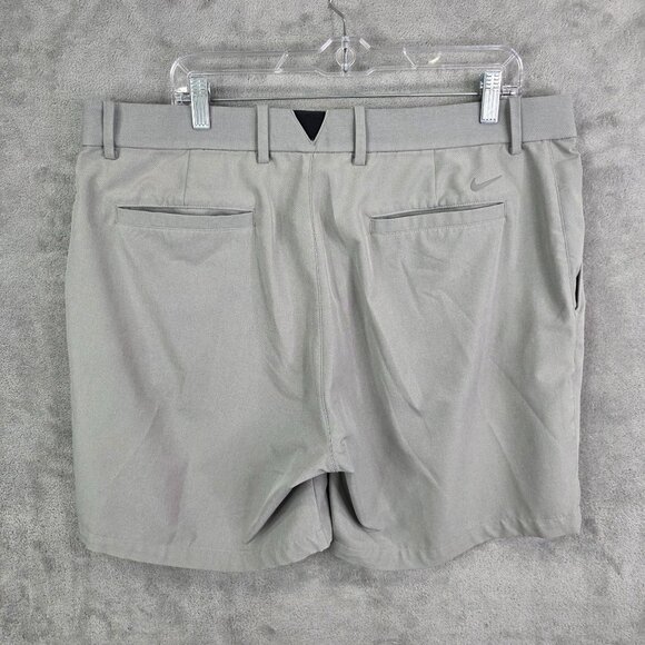 Mens Nike Gray Golf Shorts Dri Fit Polyester Spandex Stretch 8.5" Inseam Size 38 - Picture 6 of 10